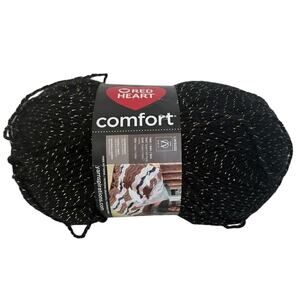 Red Heart Comfort Black Gold Medium 4 Acrylic Blend 12 oz 600 Yards